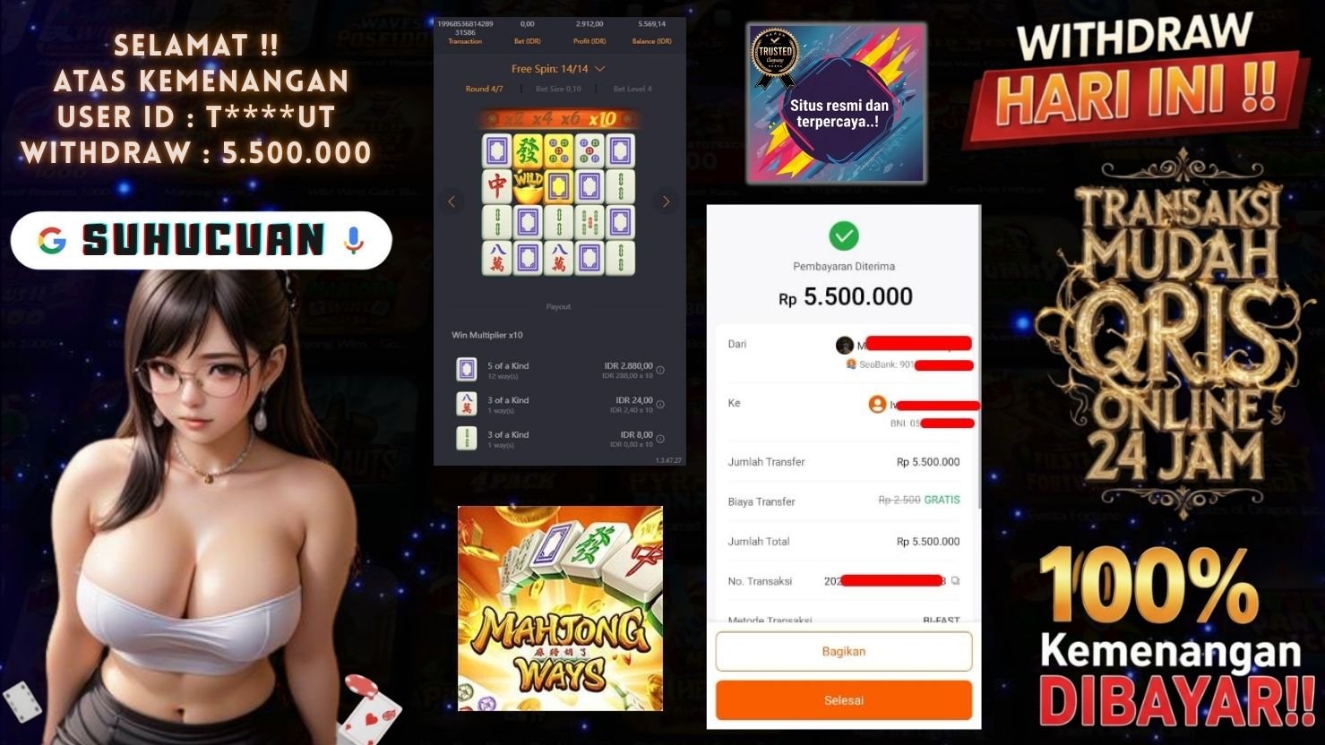 SUHUCUAN JACKPOT SLOT MAHJONG WAYS